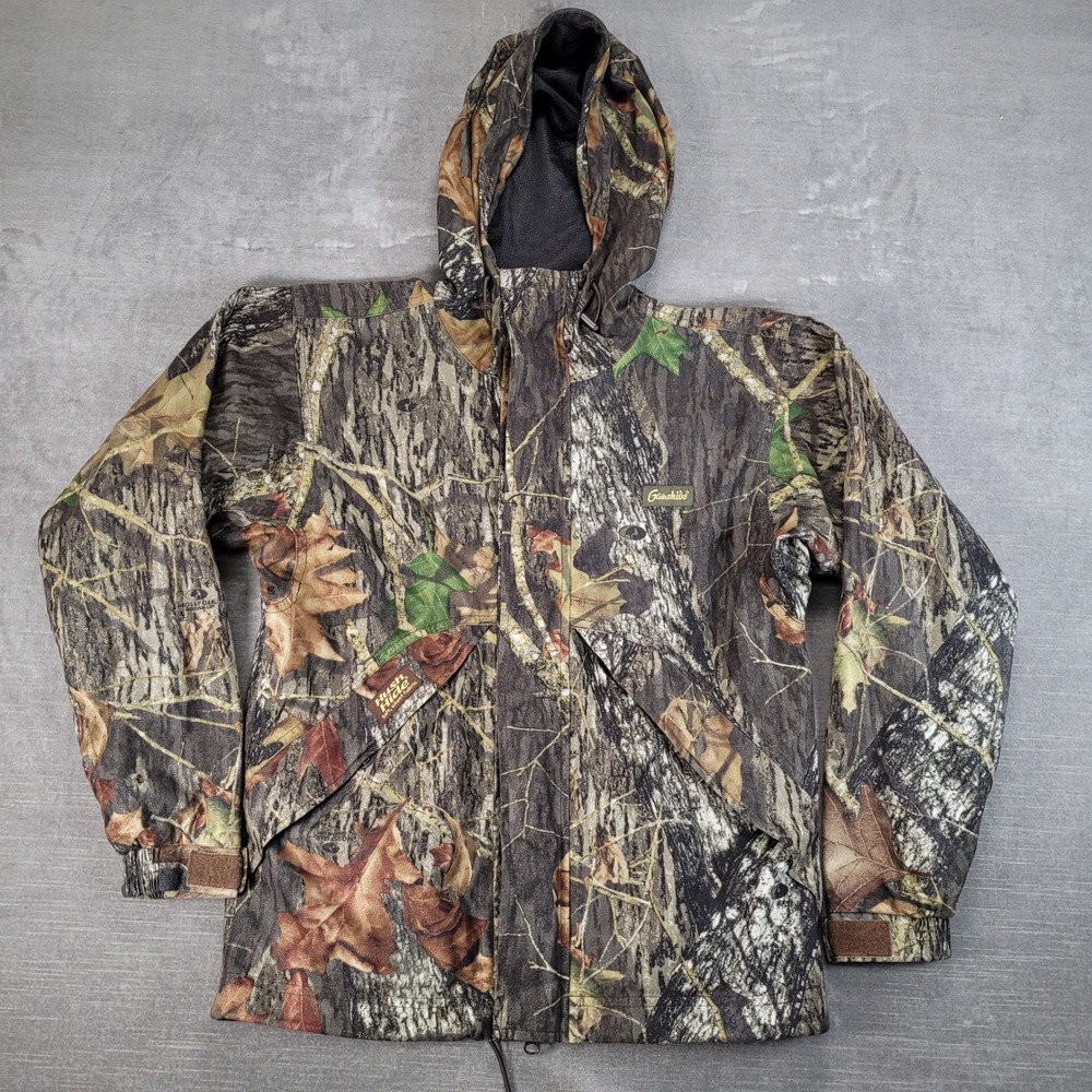 Gamehide Hunting Jacket Mens‎ Large Mossy Oak Break-Up Full Zip Hunter Hide